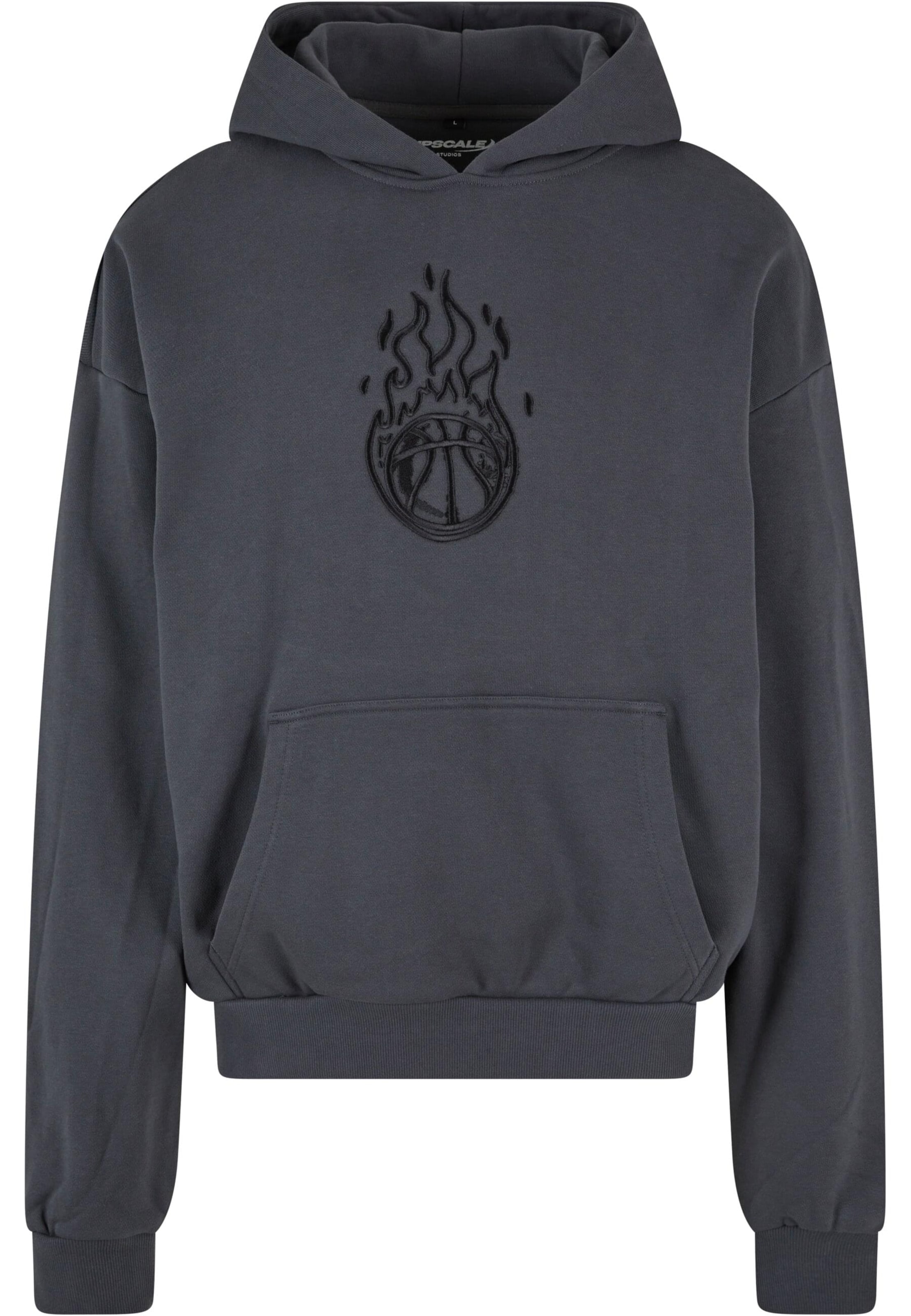 MT Upscale Mikina 'Teamdream' – šedá: přední strana