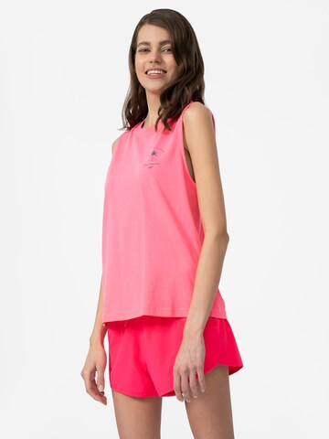 4F Sports top in Pink: front