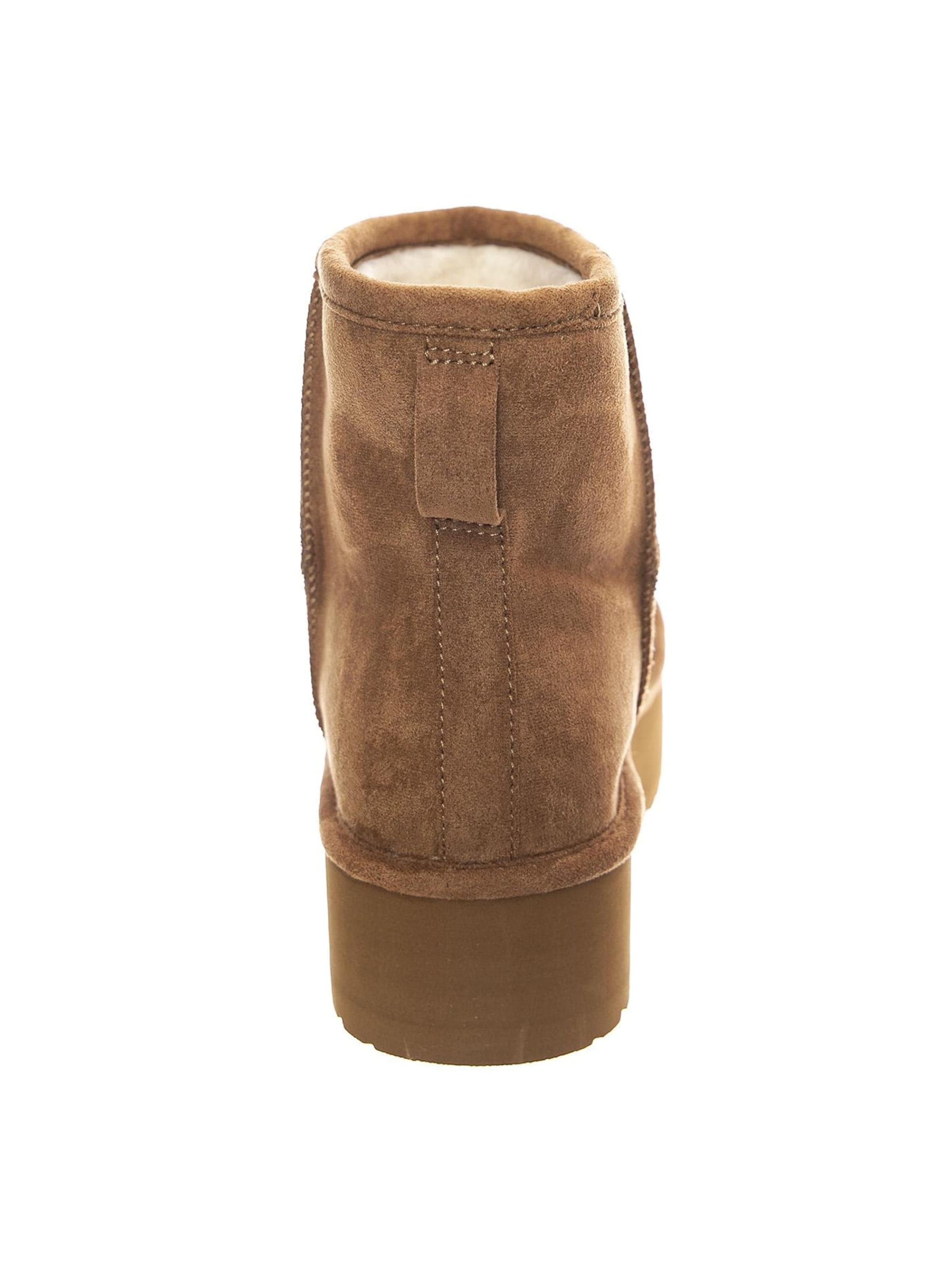 Madden Girl Boots 'Ease Tan Micro Boots' in Brown