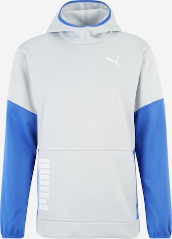 PUMA Sport sweatshirt 'Train All Day' i grå: framsida