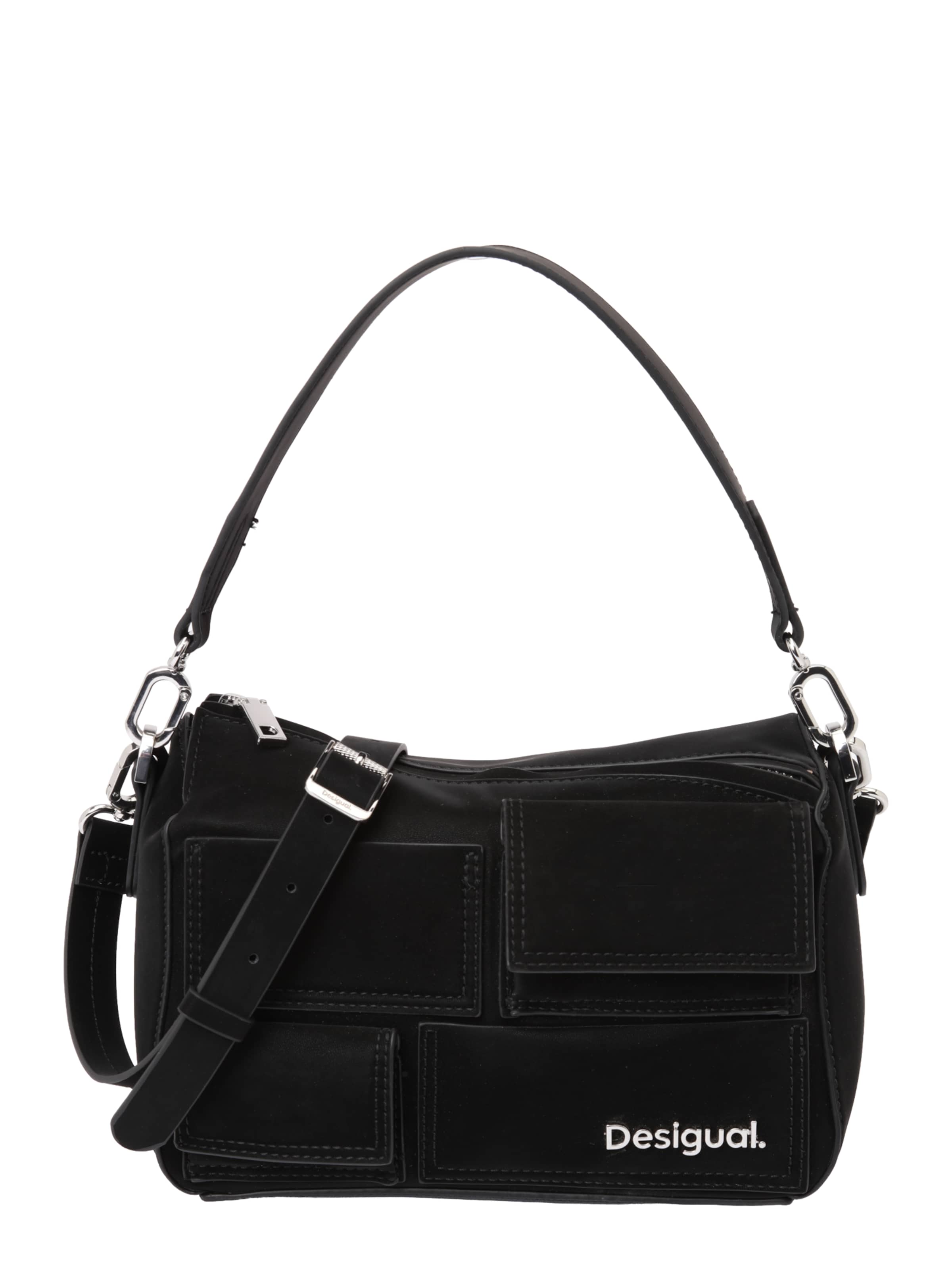 Desigual Schultertasche 'Phuket' in Schwarz: Vorderseite