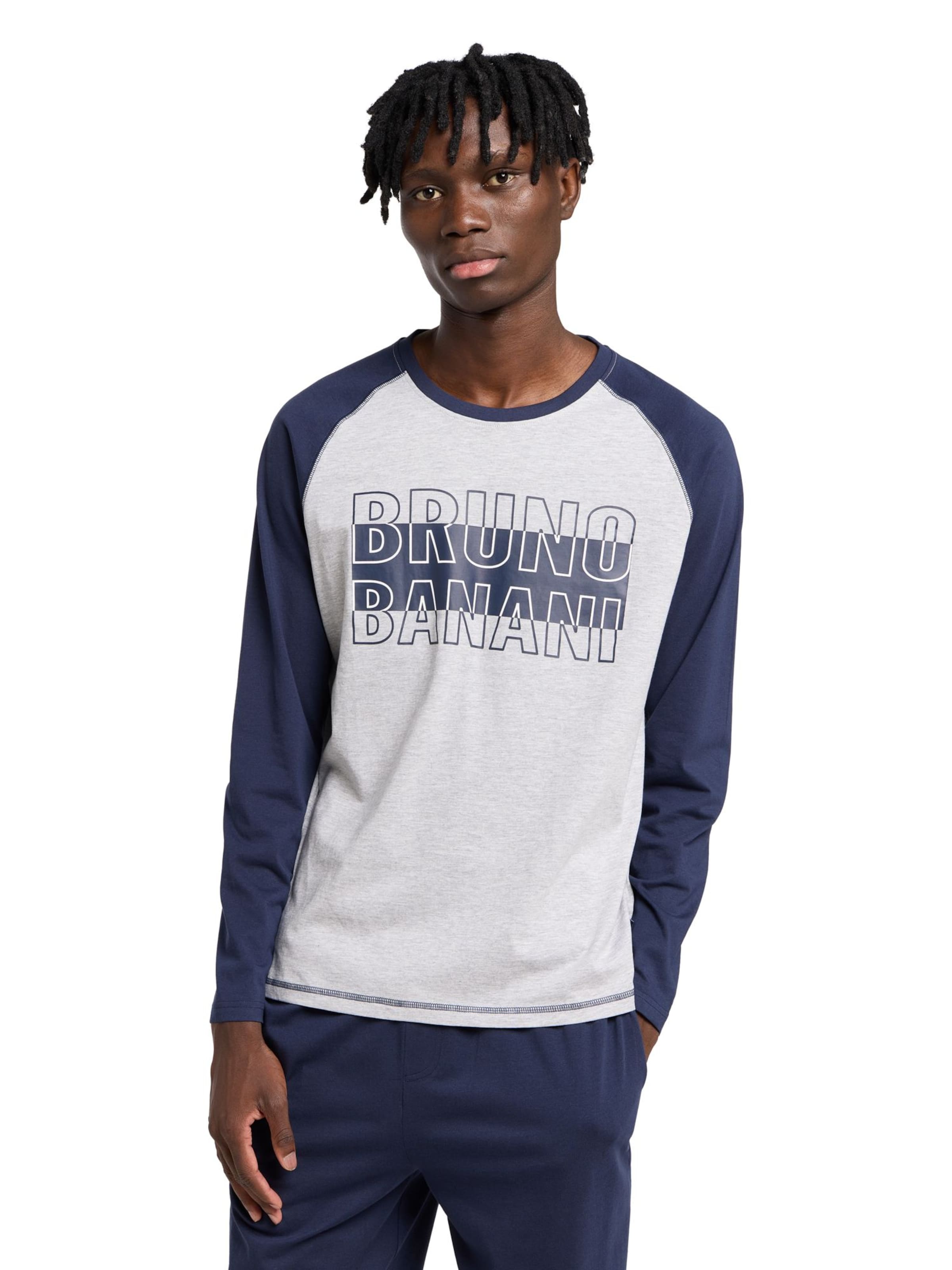 Pyjama long ' BELLINGHAM ' Bruno Banani en bleu