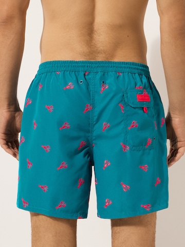 CALZEDONIA Regular Badeshorts in Blau