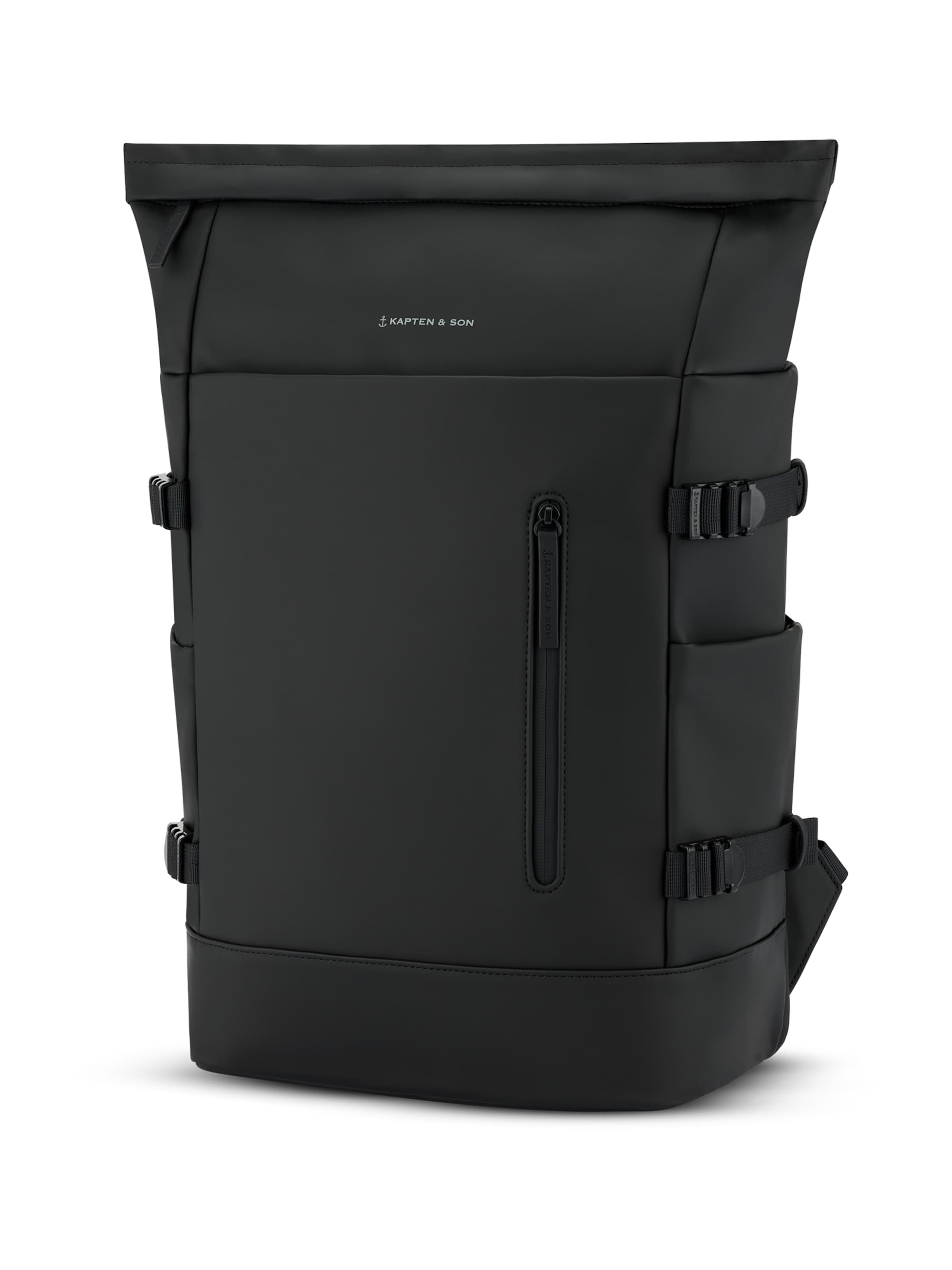 Kapten & Son Σακίδιο πλάτης 'Helsinki Pro' σε μαύρο: μπροστά