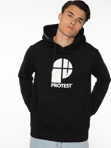 PROTEST Pullover 'CLASSIC LOGO HOODY'‌‌‌ in Schwarz: Vorderseite