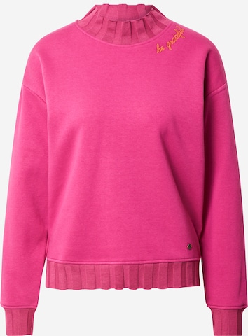 Key Largo - Sudadera 'GRATEFUL' en rosa: frente