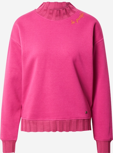 Key Largo Sweater majica 'GRATEFUL' u zlatno žuta / tamno roza, Pregled proizvoda