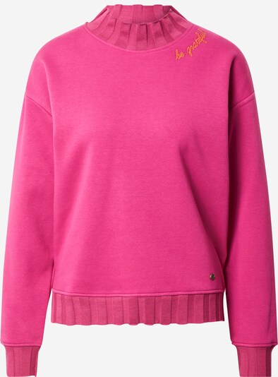 Key Largo Sweater majica 'GRATEFUL' u zlatno žuta / tamno roza, Pregled proizvoda
