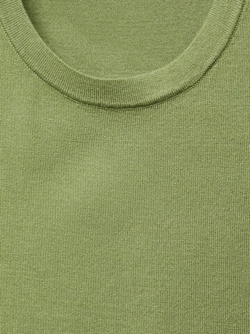 MANGO Knitted Top 'GALES' in Green