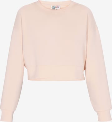 smėlio myMo ATHLSR Megztinis be užsegimo 'Fashion Look': priekis