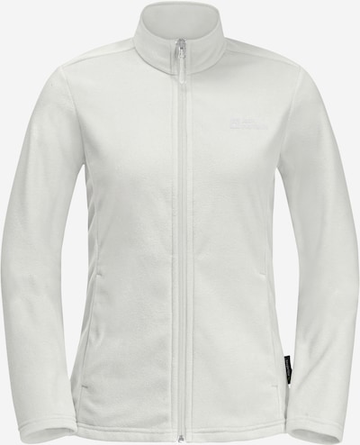 JACK WOLFSKIN Functionele fleece jas 'TAUNUS' in de kleur Zwart / Offwhite, Productweergave