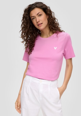T-shirt s.Oliver en rose : devant
