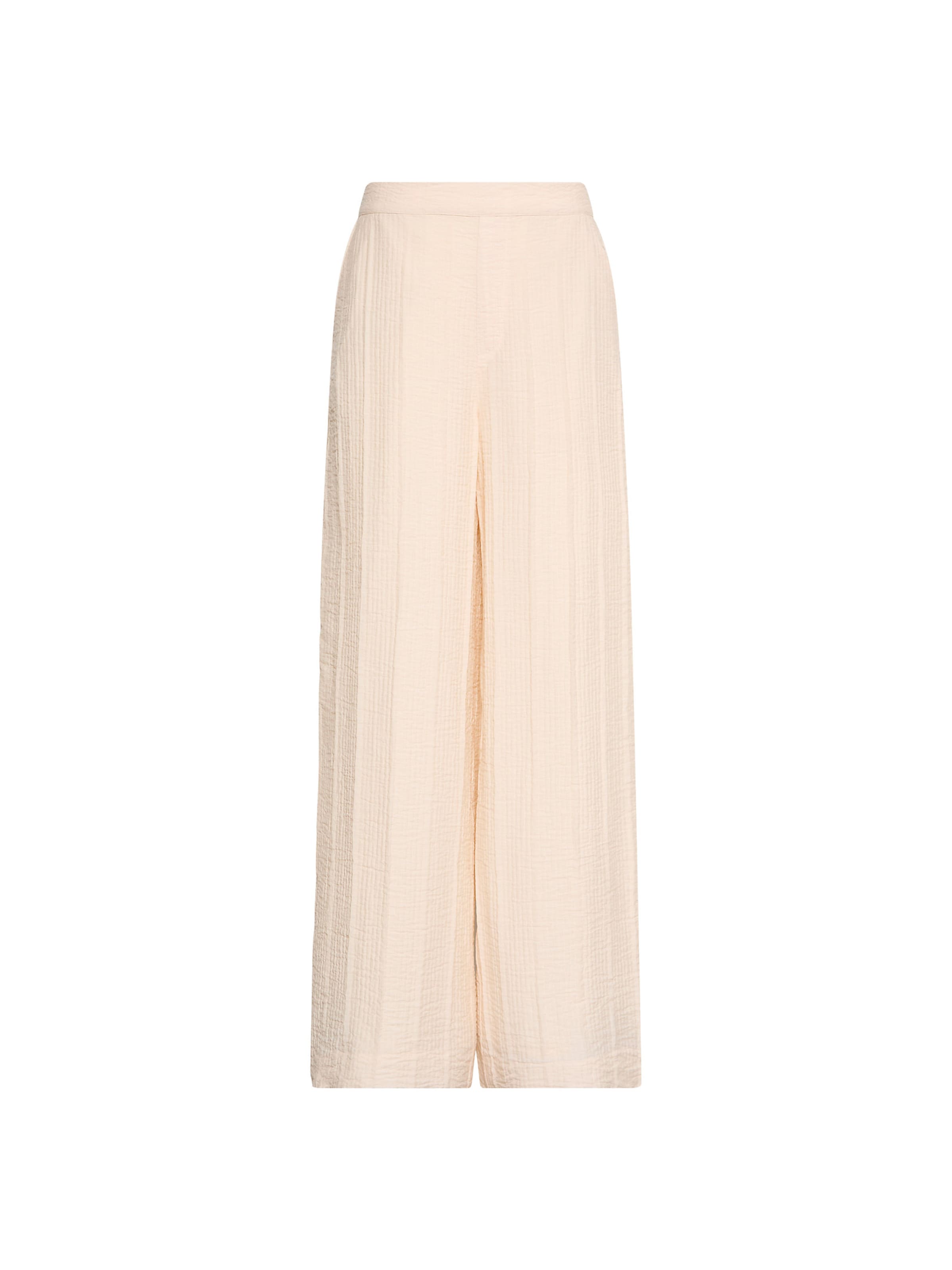 Calvin Klein Loosefit Broek 'Relaxed Sheer' in Beige: voorkant