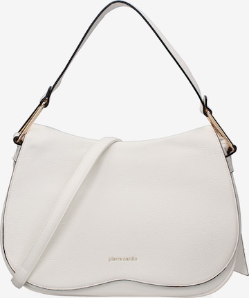 Borsa a spalla di PIERRE CARDIN in bianco: frontale