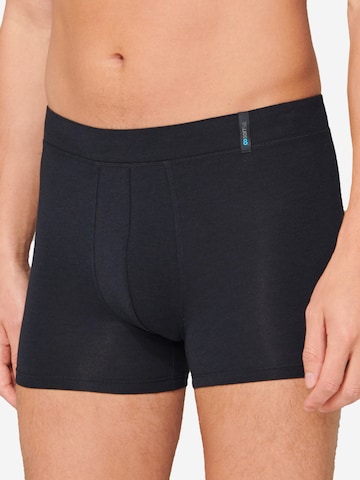 SCHIESSER Boxershorts 'Long Life Soft' in Blauw: voorkant