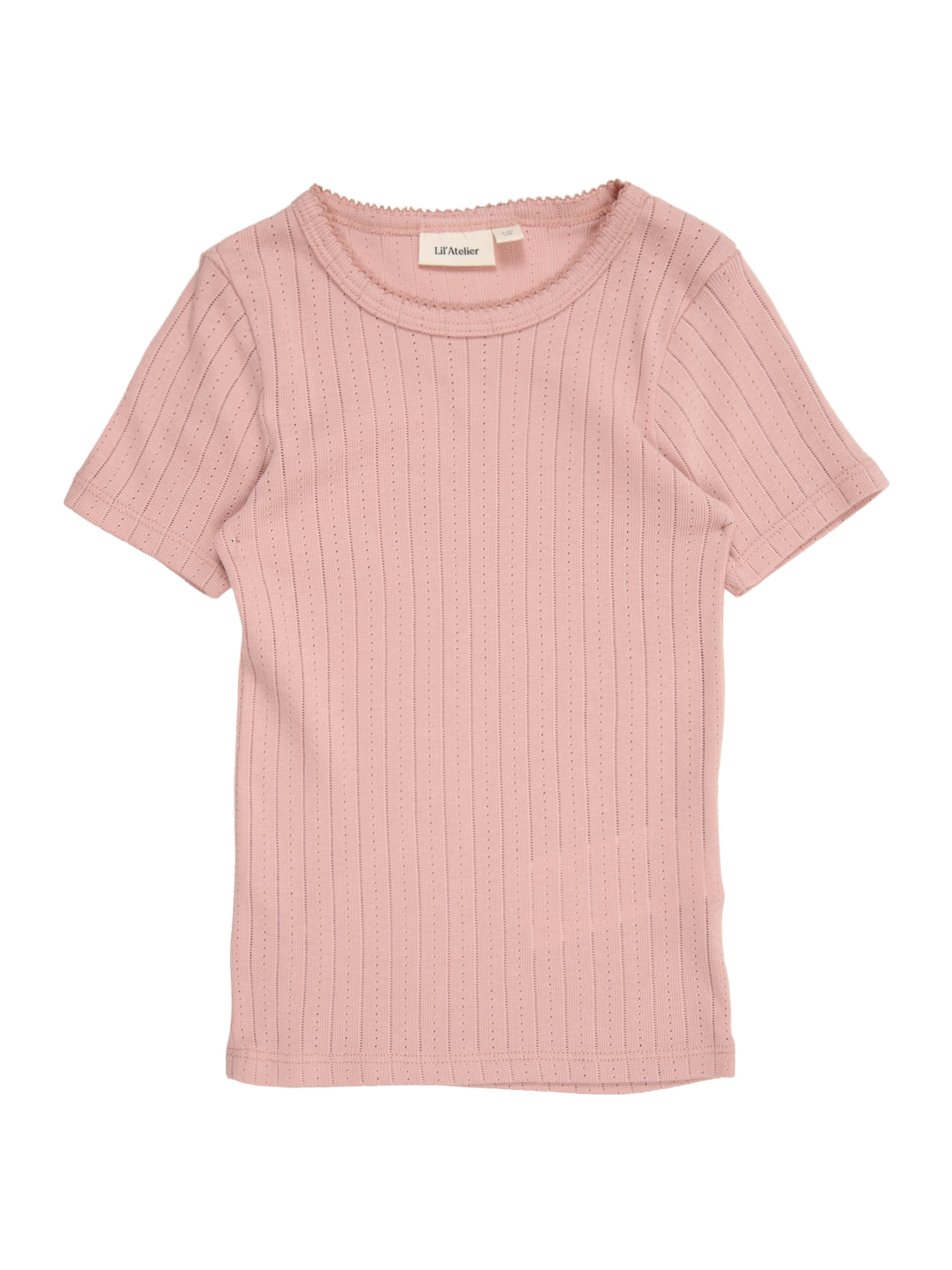 Lil'Atelier Футболка 'NMFRACHEL' в Ярко-розовый: спереди