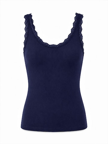AOTTORI Top in Blue: front