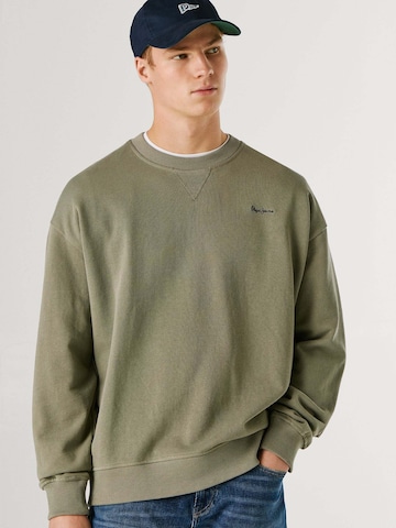 Pepe Jeans Sweatshirt 'GEO' in Groen