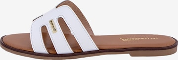 Les Tropéziennes Sandal 'Ledersandalen von Les Hamigos' in White: front