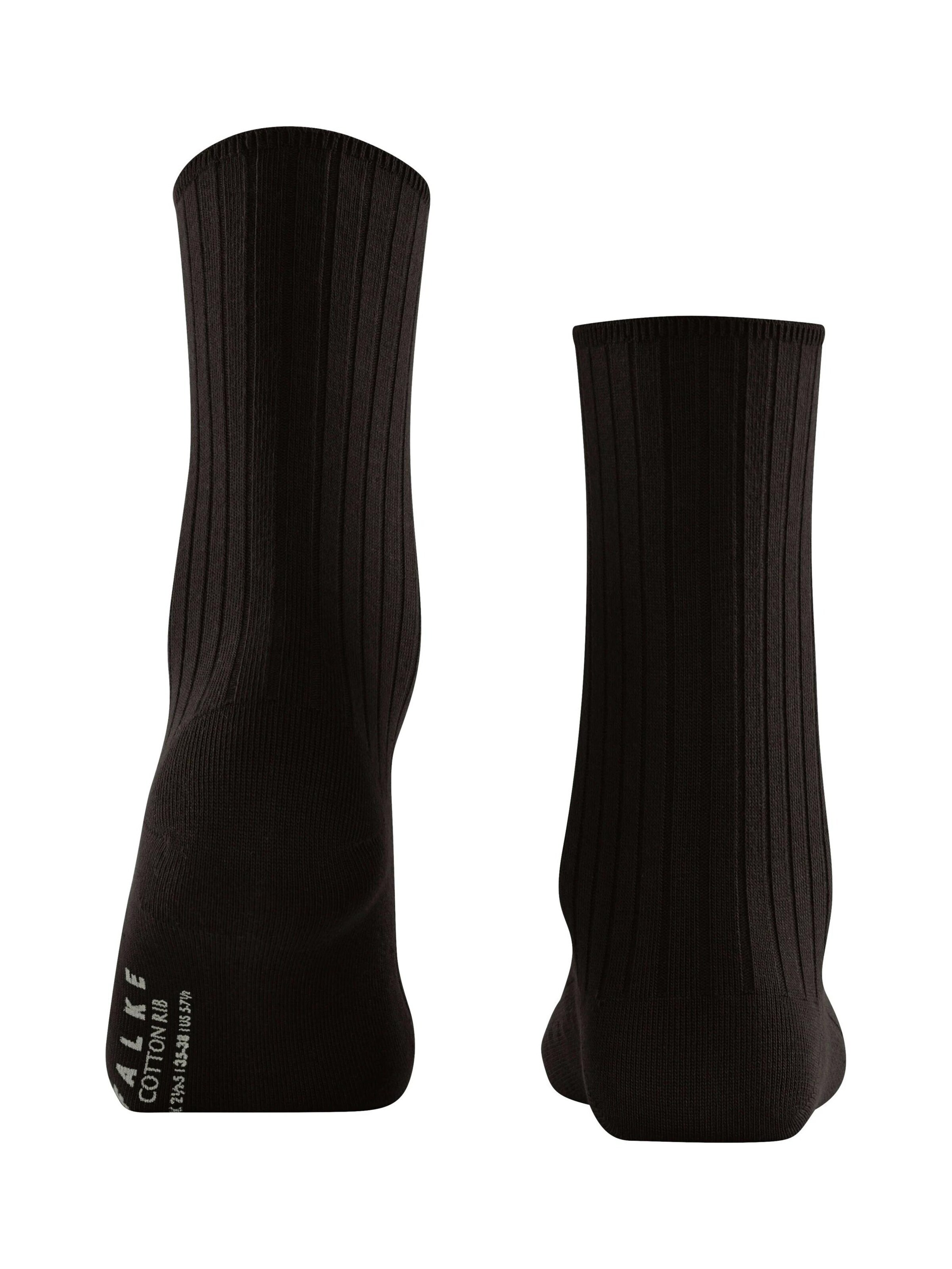 FALKE Socken 'Cotton Rib'‌‌ in Braun