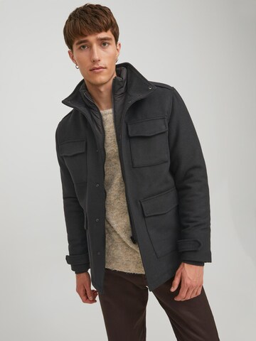 JACK & JONES Jacke 'Parker' in Schwarz: predná strana