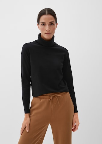 s.Oliver Sweater in Black: front