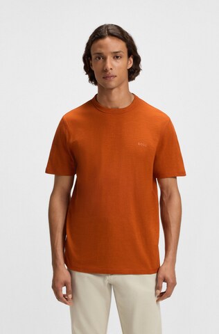 BOSS Shirt 'Tegood' in Orange: front