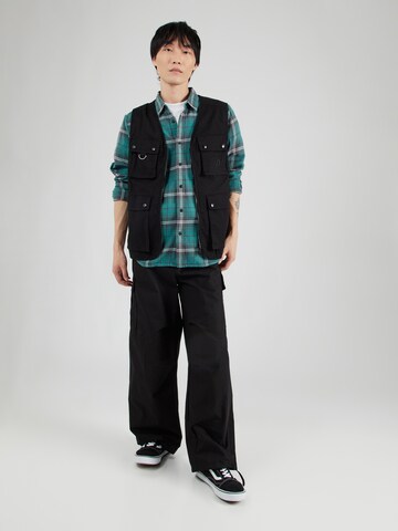 Volcom Regular Fit Paita 'CADEN PLAID' värissä vihreä