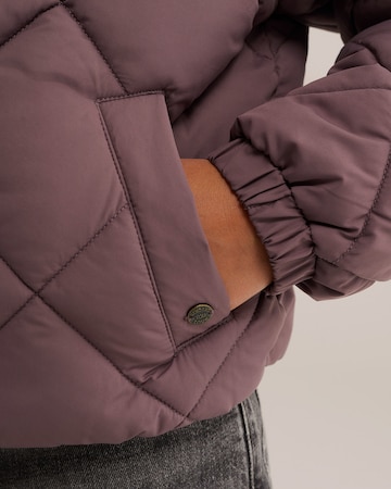 purpurinė WE Fashion Demisezoninė striukė