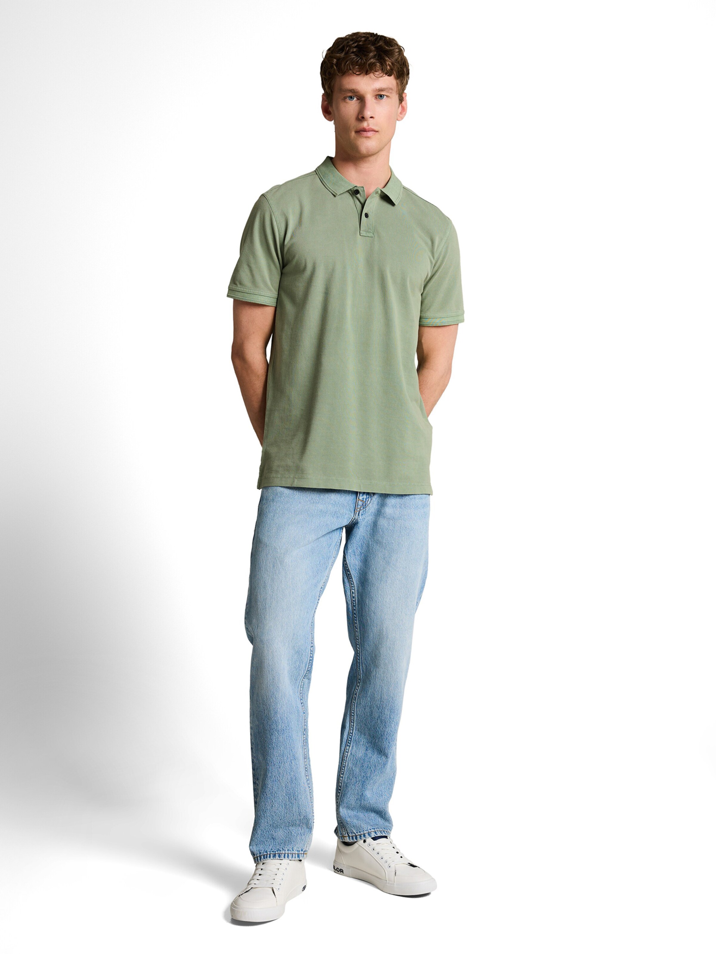 TOM TAILOR DENIM Majica | zelena barva