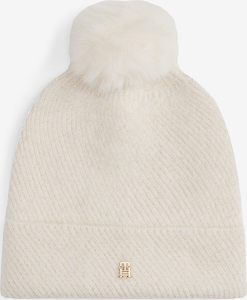 Bonnet TOMMY HILFIGER en blanc : devant