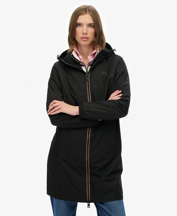 Manteau mi-saison Superdry en noir