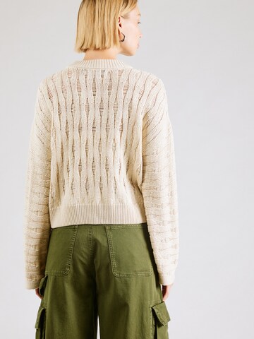 VERO MODA Trui 'VMNEW TORN' in Beige