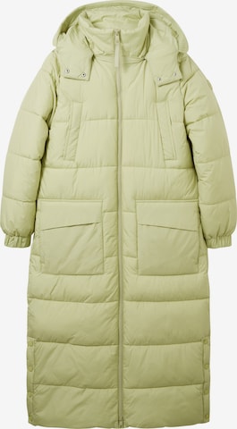 TOM TAILOR DENIM Χειμερινό παλτό σε πράσινο: μπροστά