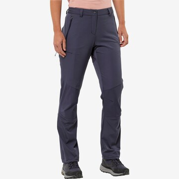 JACK WOLFSKIN Regular Hose in Grau: predná strana