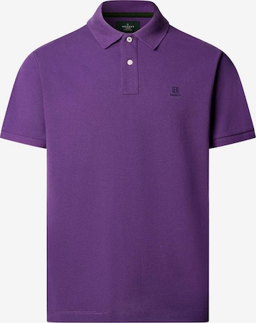 Hackett London Slim Fit Shirt in Lila: Vorderseite