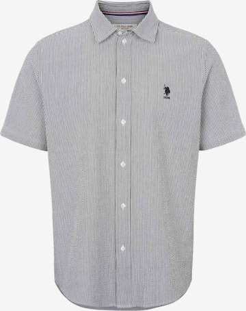 U.S. POLO ASSN. Pohodlné nošení Košile ' Charli Shirt ' – modrá: přední strana