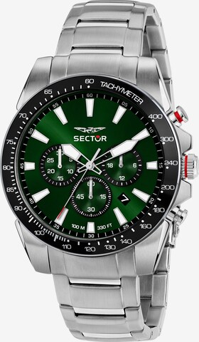 SECTOR Analog Watch in Green: front