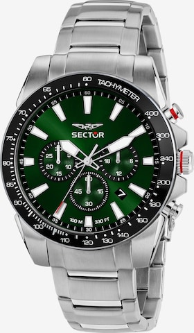 SECTOR Analog Watch in Green: front
