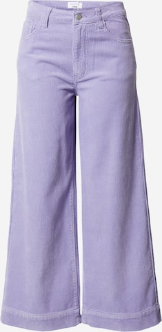 florence by mills exclusive for ABOUT YOU Trousers 'Dandelion' in Purple: front