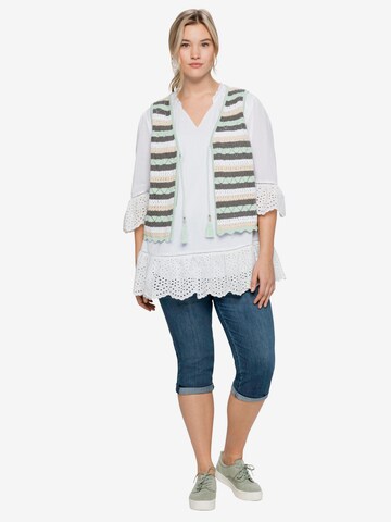 SHEEGO Knitted Vest in Mixed colors