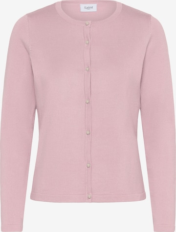 SAINT TROPEZ - Casaco de malha em rosa: frente
