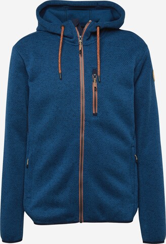 ICEPEAK Athletic Fleece Jacket 'MANAWA' in Blue: front