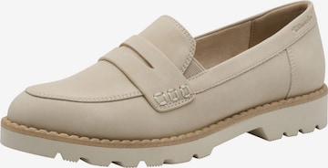 Chaussure basse Tamaris en beige : devant