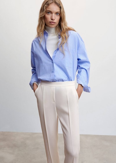 MANGO Hose 'Semiflu' in creme, Produktansicht