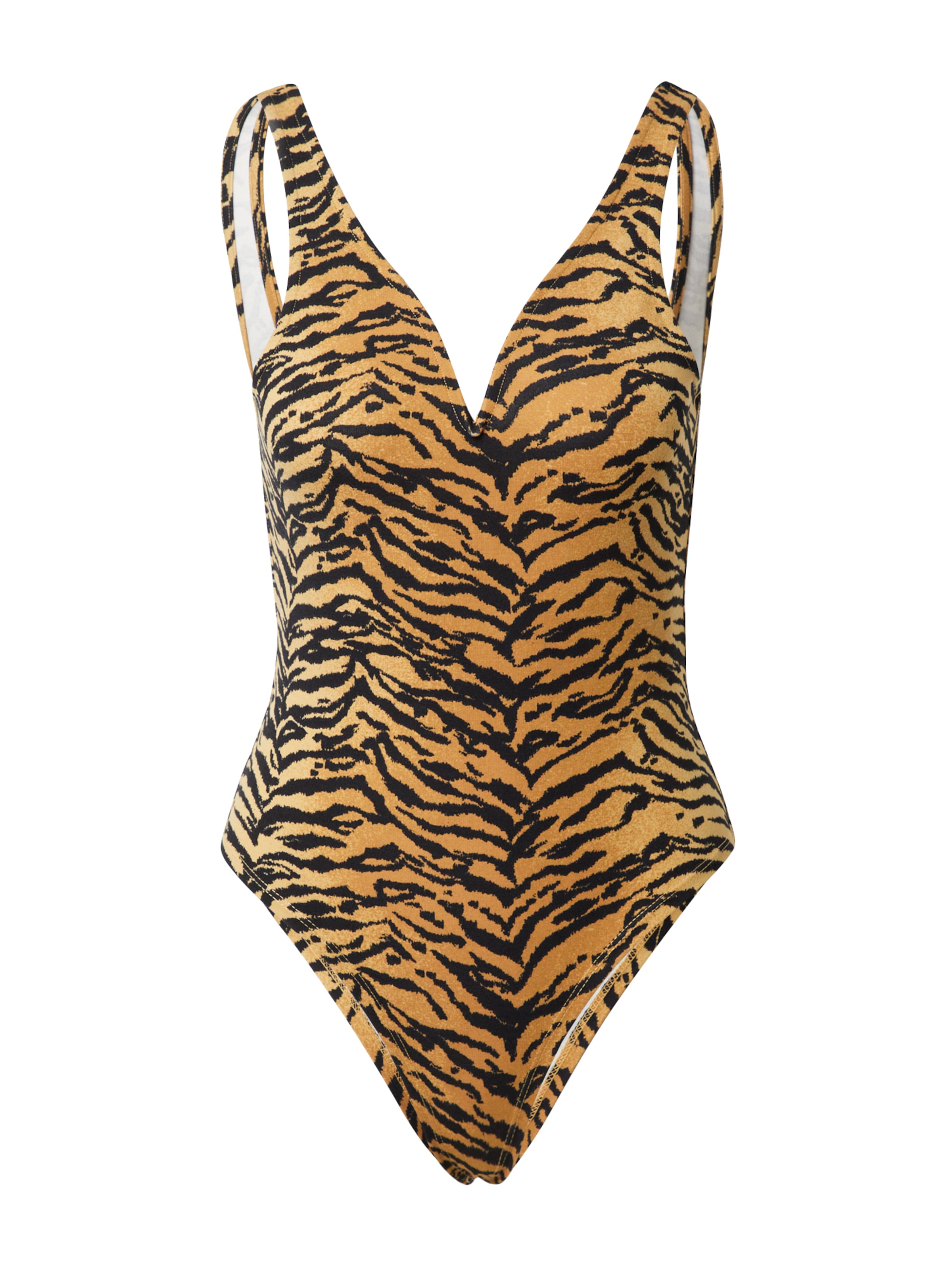 EDITED Shirtbody 'Dalia' i brun: forside