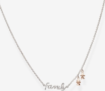 Amen Necklace in Silver: front