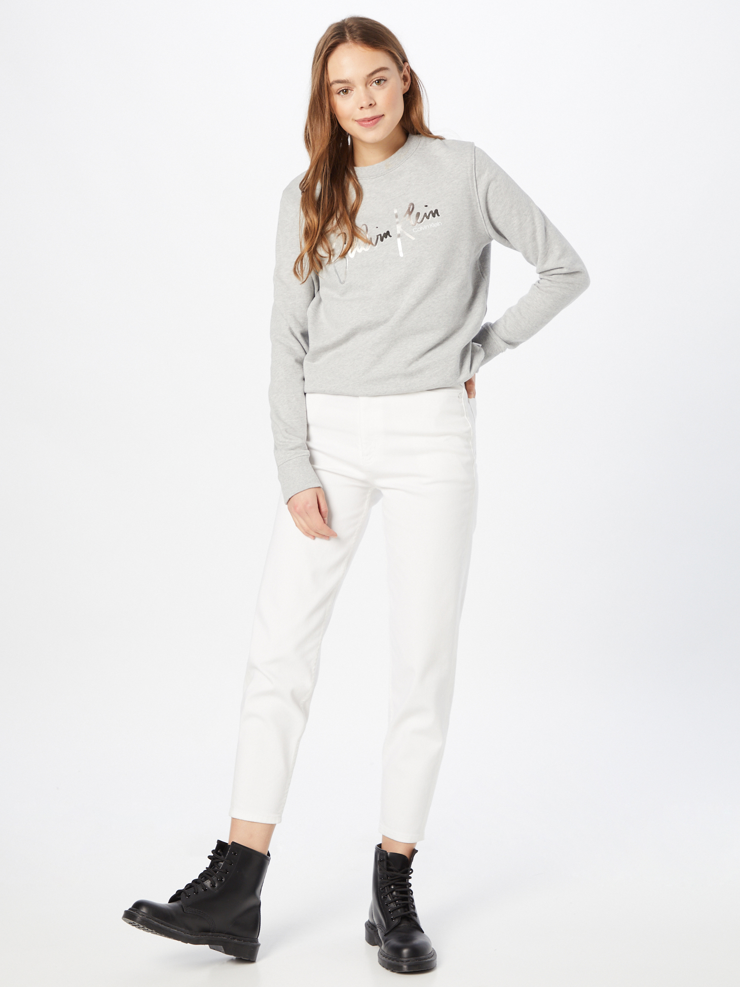 Odzież 9MES4 Calvin Klein Jeansy w kolorze Białym 