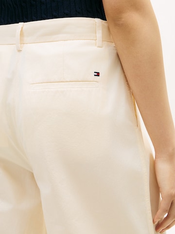 Wide Leg Pantalon TOMMY HILFIGER en beige