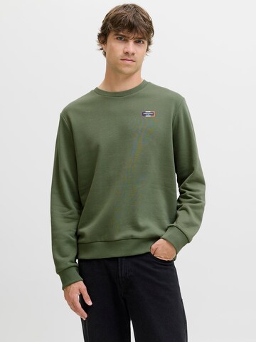 JJ Rebel Sweatshirt 'JREBDRUMMER' i beige